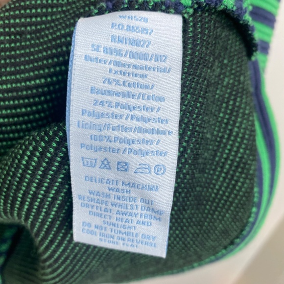 Boden Ottoman Dress 6P Green Ribbed St Pattys Easter Preppy Pockets Striped - Picture 7 of 13